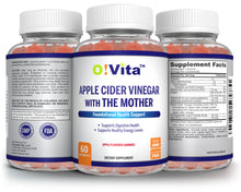 Load image into Gallery viewer, O!VITA Apple Cider Vinegar Gummies with "The Mother" 60 Gummies