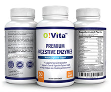 Load image into Gallery viewer, O!VITA Premium Digestive Enzymes, 60 Vegetable Capsules