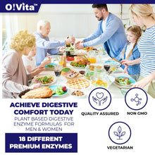 Load image into Gallery viewer, O!VITA Premium Digestive Enzymes, 60 Vegetable Capsules