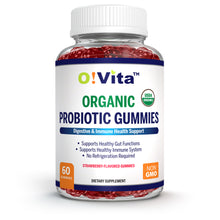 Load image into Gallery viewer, O!VITA Organic Non-GMO Probiotic Gummies, 60 Gummies