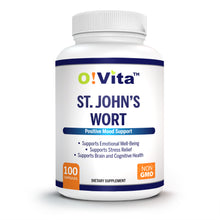 Load image into Gallery viewer, O!VITA St. John&#39;s Wort 500mg Herbal Complex, 100 Capsules
