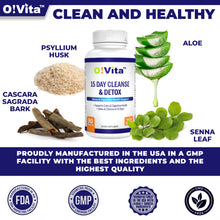 Load image into Gallery viewer, O!VITA 15-Day Cleanse and Detox Supports Digestive and Colon Health, with probiotics and fine Herbs 30 Capsules
