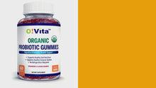 Load and play video in Gallery viewer, O!VITA Organic Non-GMO Probiotic Gummies, 60 Gummies
