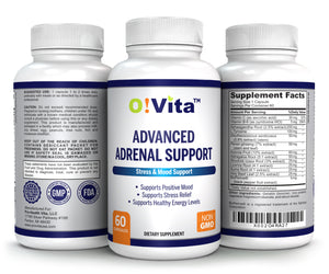 O!VITA Advanced Adrenal Support, Special Formula, 60 Capsules