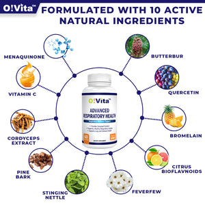 O!VITA Advanced Respiratory Health, Special Formula, 60 Capsules