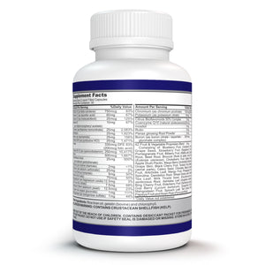 O!VITA Liquid Multivitamin Complete, with 42 Fruits and Vegetable Proprietary Blend, 60 Vegan Liquid Filled Capsules