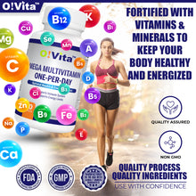 Load image into Gallery viewer, O!VITA Mega Multivitamin One-per-Day, Full Spectrum of Vitamins and Minerals 30 Tablets
