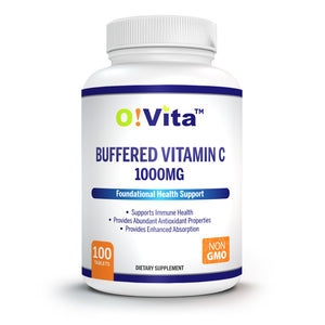 O!VITA Buffered Vitamin C 1000mg 100 Tablets