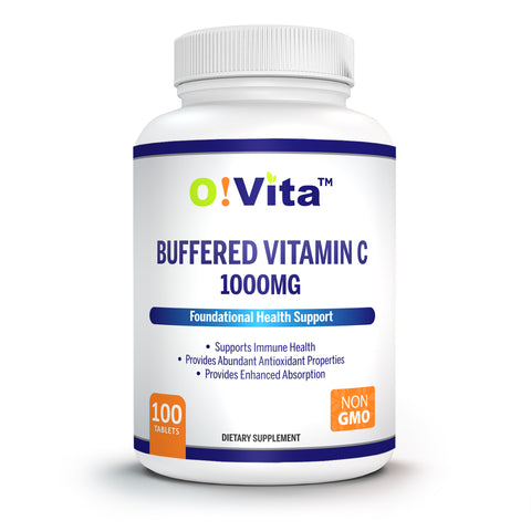 O!VITA Buffered Vitamin C 1000mg 100 Tablets