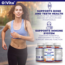 Load image into Gallery viewer, O!VITA Vitamin D3 Gummies 2000IU 90 Vegan Gummies (Three Flavors)
